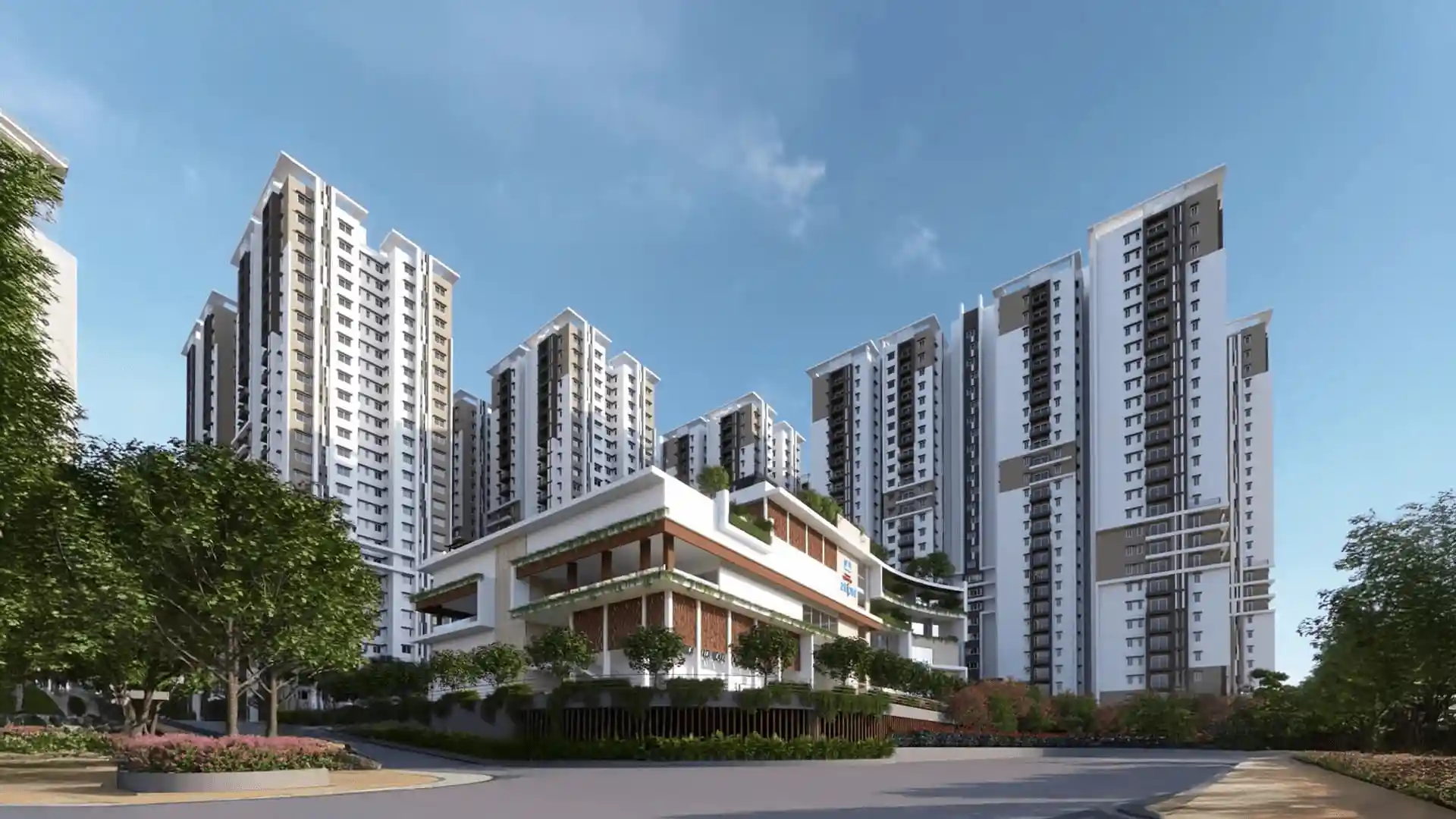 Serene Kshetra Project View - Modern Architecture