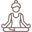 Yoga and meditation spaces for senior residents at Serene Bilvani One in Hyderabad