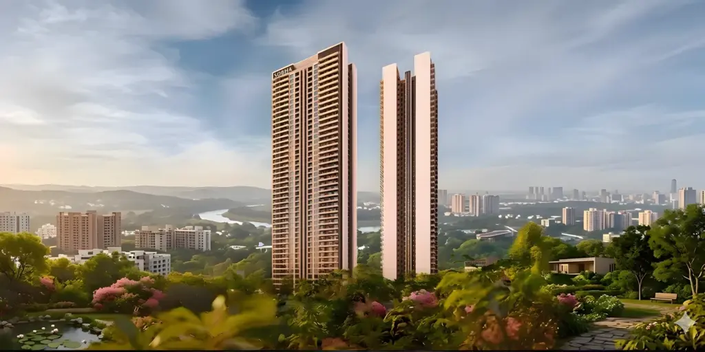 Wellness-focused community and clubhouse views at Serene Bilvani One senior living project in Shankarpally